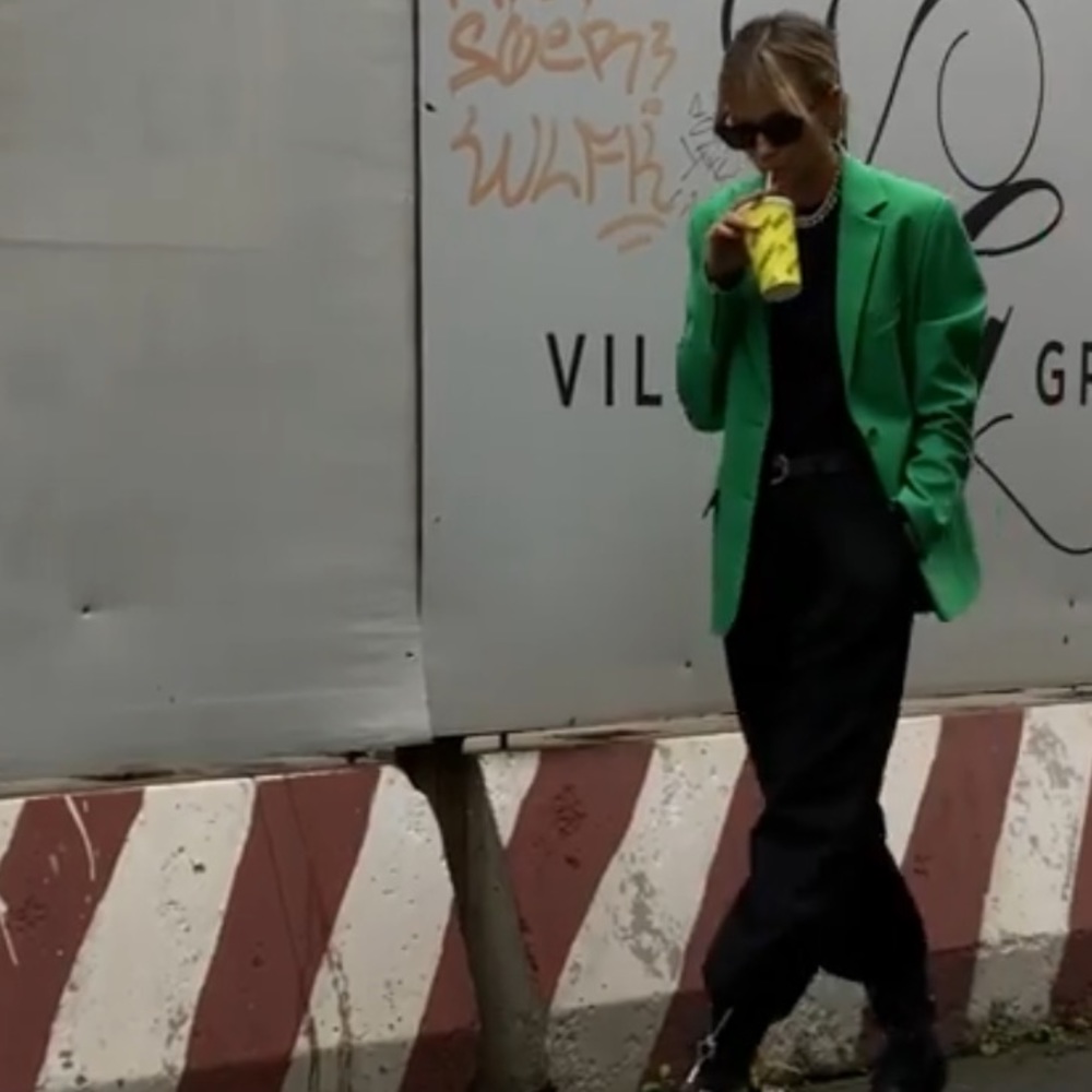 Frankie shop suite NWT oversized jacket and straight leg pants - Picture 8 of 16